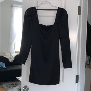 Danielle Bernstein Puff Sleeve Mini Dress